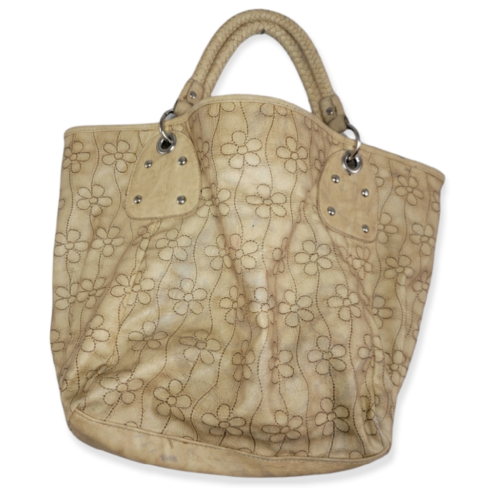 Maurices Y2K Faux Leather Floral Hobo